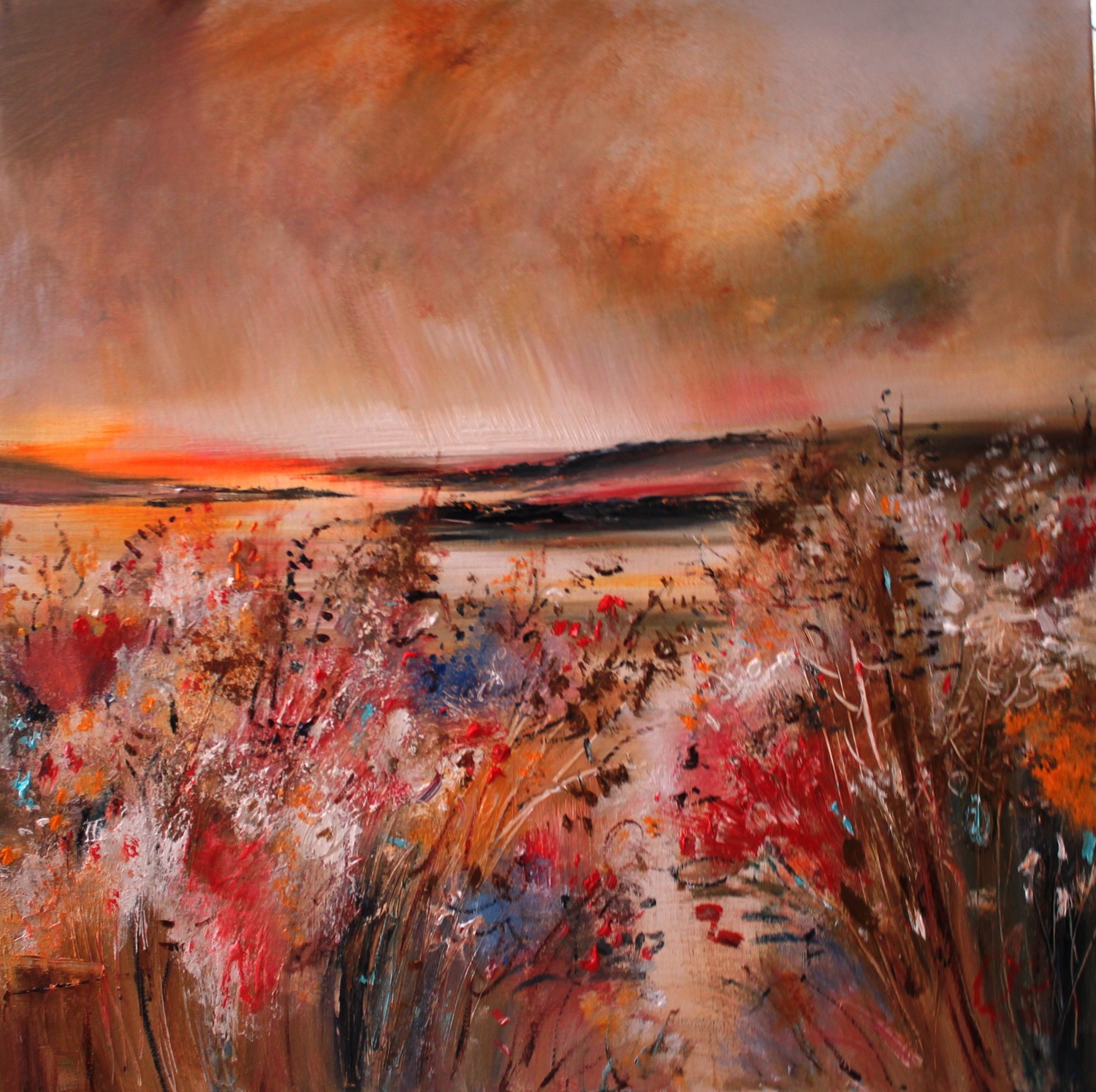 'The Lasting Glow of the Sun' by artist Rosanne Barr